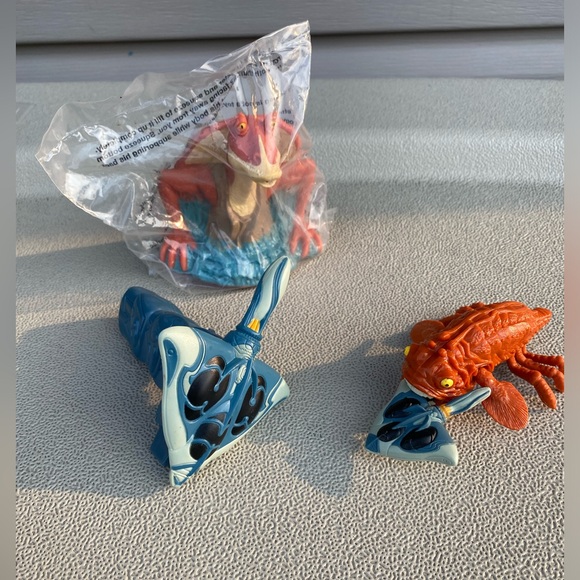 Star Wars Phantom Menace Opee Sea creature, gungan & jarjar blink toys - Picture 1 of 5